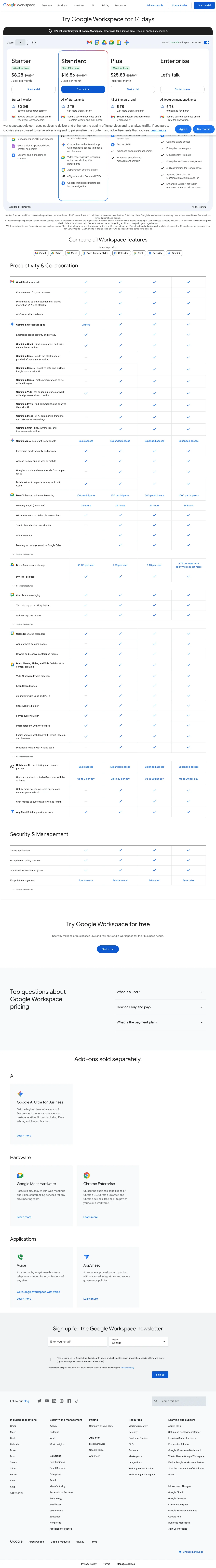 Google Workspace screenshot